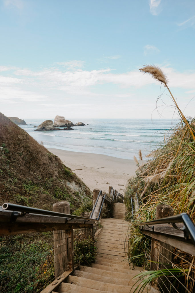 stairs to sand dollar beach