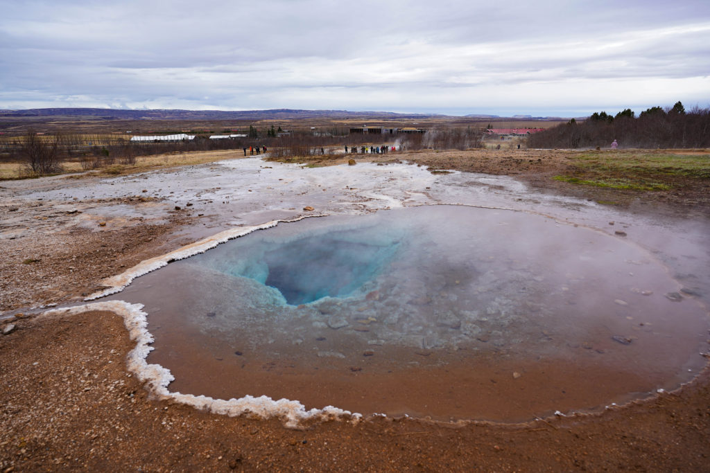 Geothermal geyser in Iceland