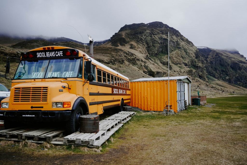 Skool Beans cafe South Coast Iceland Itinerary 