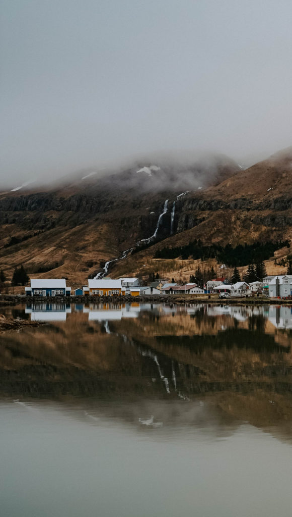 Mountain reflection on a lake