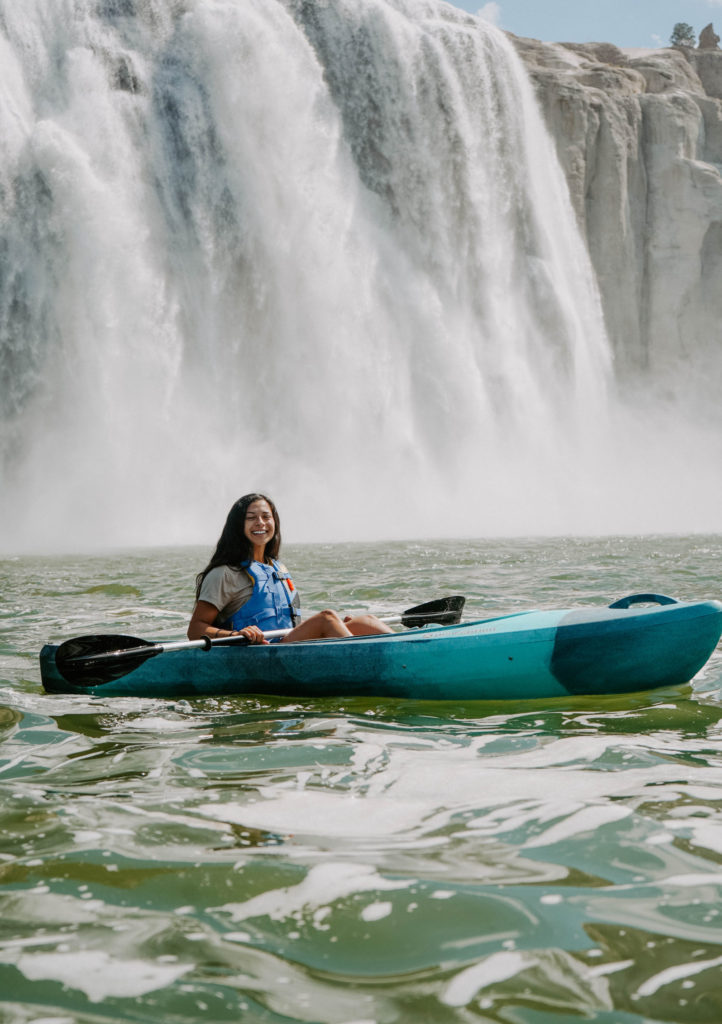 Kayaking Shoshone Falls