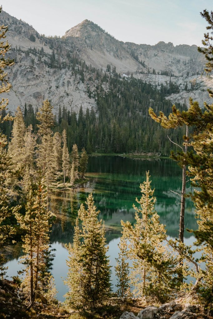 Alpine lake in Idaho 