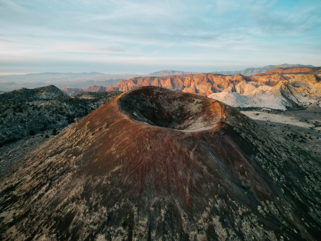 Volcanic landscape near Zion