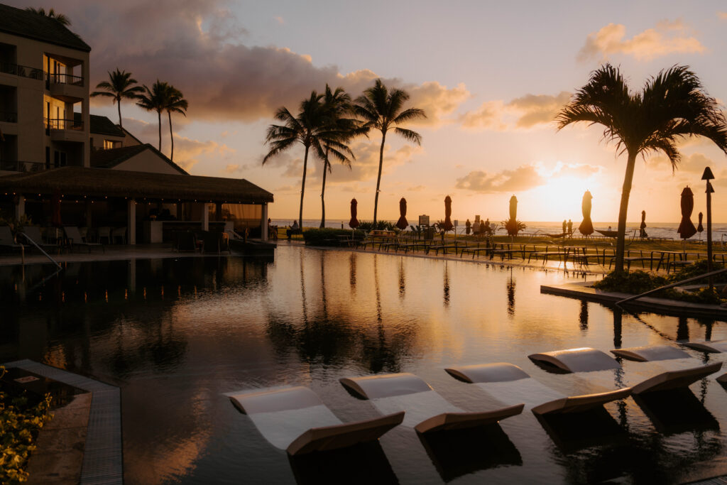 Sheraton Coconut Beach Pool Kauai