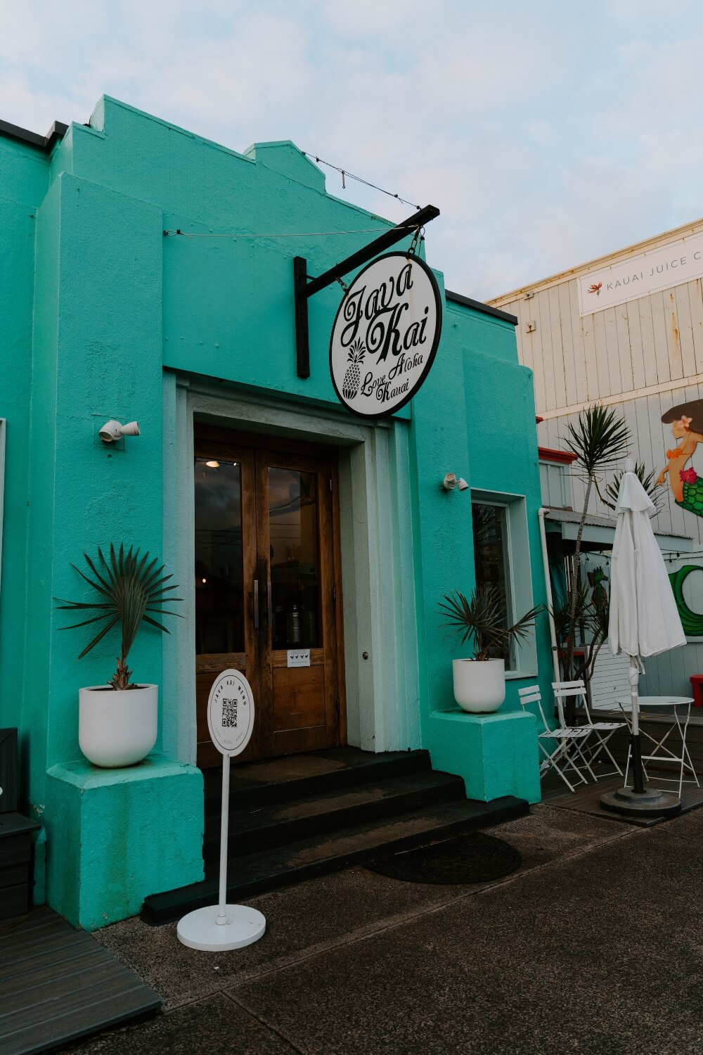 blue shop in Kapa’a  kauai