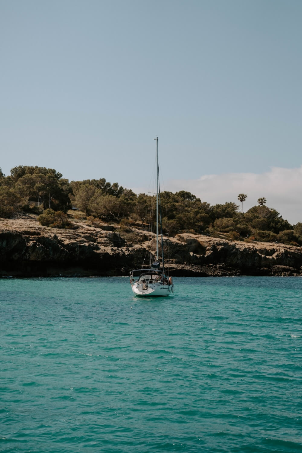 boat sailing in Mallorca