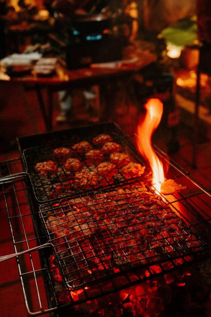 hanoi vietnam grilled meat