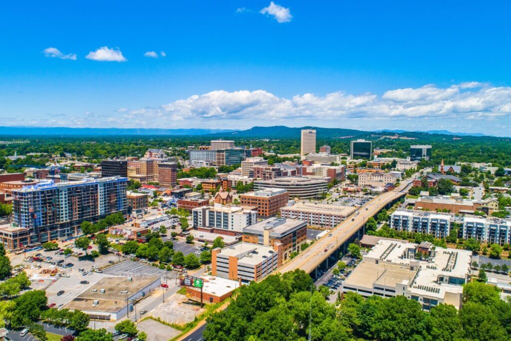 south carolina greenville downtown