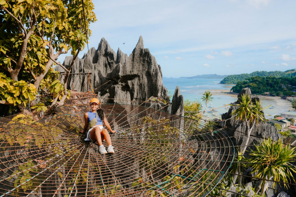 Canopy walk in El Nido