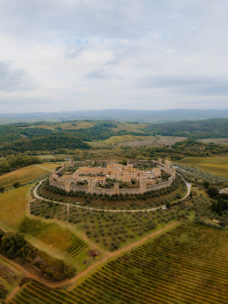 Walled town of Monteriggioni 