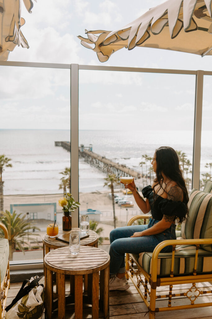 Rooftop bar Oceanside