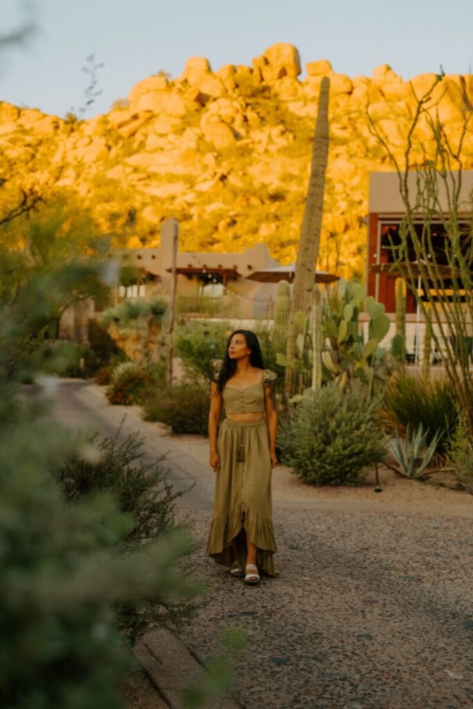 girl visiting Scottsdale